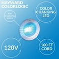 thumbnail image 2 of Hayward ColorLogic 4.0 Inground LED Pool Light w/ Plastic Face Rim, 100 Ft Cord, 2 of 2