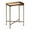 Bronze, variant on Kate and Laurel Celia Modern Mirrored Tray Side Table, 18 x 12 x 26, Gold, Foldable Rectangular End Table for Storage and Display