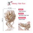 thumbnail image 2 of Extensiones para moño HOOJIH HB010 Daisy Light Golden Blonde, 2 of 7