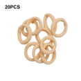 thumbnail image 2 of 20 Pièces Bande de Cheveux Haute Élasticité Extensible Coloré Style Preppy Haute Densité Cheveux Sans Accrocs Corde Scrunchie Accessoires Crevettes Rose, 2 of 8