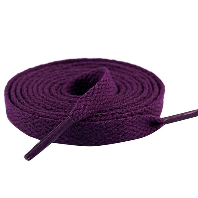 EARKITY Lacets Plats, Lacets Plats Colorés, Lacets de Couleur Unie, Cordons Plats, Lacets de Tennis, Lacets en Toile pour Espadrilles de Course Chaussures de Basketball Botte