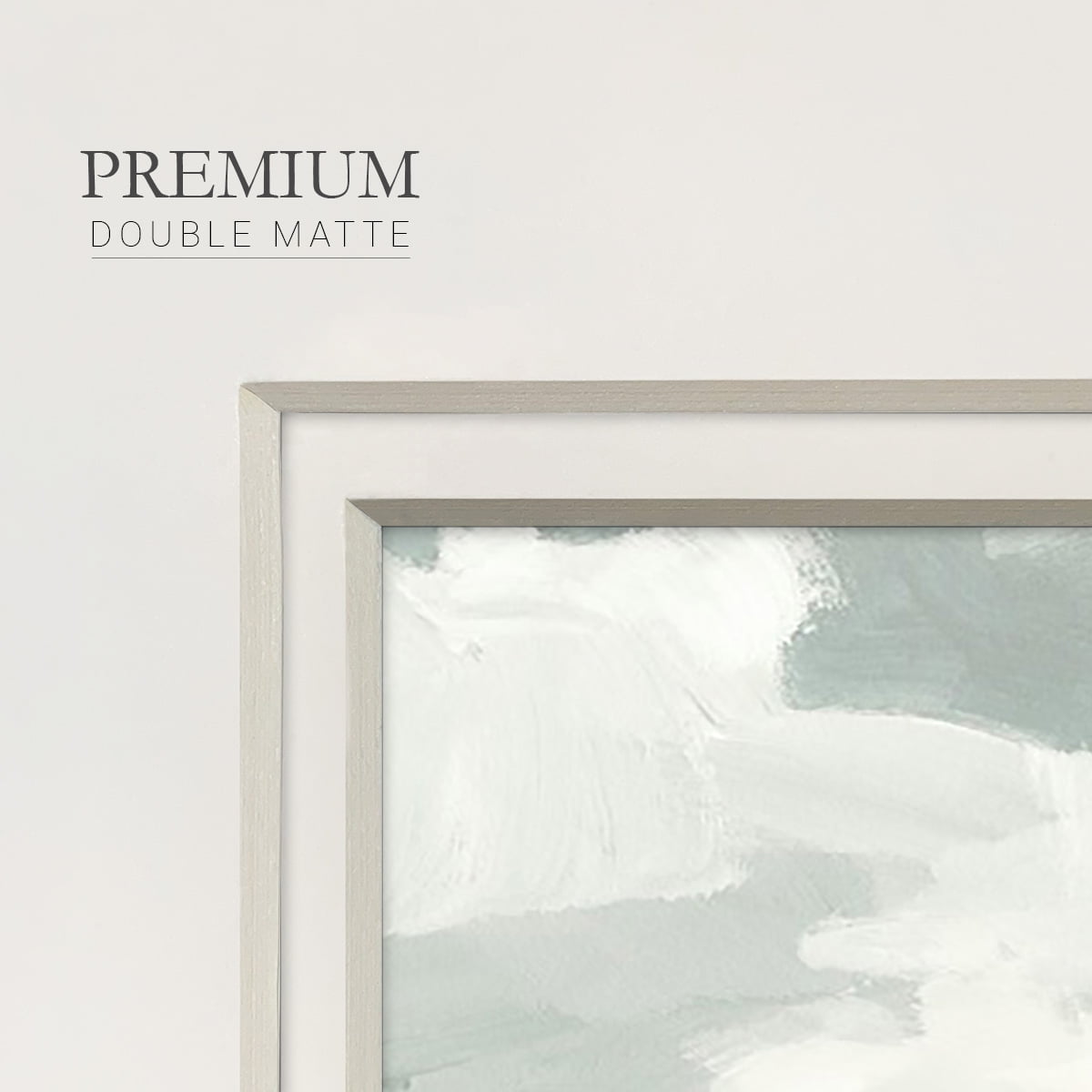 Gray Stone Sky IPremium Framed Print