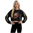 thumbnail image 3 of Goodtrade8 Womens Sweatshirts Cropped Graphic Sportswear Leisure Casual Long Sleeve Crewneck Sports Women Winter Tops, 3 of 6
