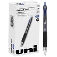 thumbnail image 3 of uni-ball® 207™ Retractable Fraud Prevention Gel Pens, Bold Point, 1.0 mm, Translucent Gray Barrel, Blue Ink, Pack Of 12, 3 of 6