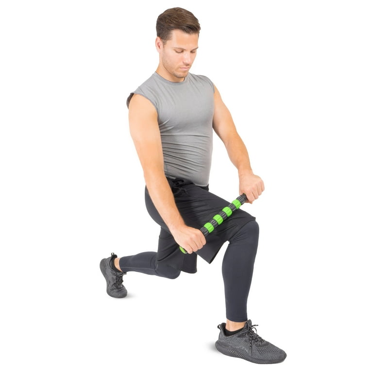 ProsourceFit Massage Stick Roller Black Green Walmart