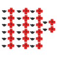 thumbnail image 1 of 20 Pcs G1/8 Male Thread Nipples for Automatic Poultry Drinker with Black Screws, 1 of 4
