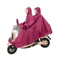 thumbnail image 2 of Poncho para motocicleta, tela Oxford, impermeable, ciclismo, montar, impermeable, ropa impermeable con sombrero para exteriores, azufaifo rojo, 2 of 10