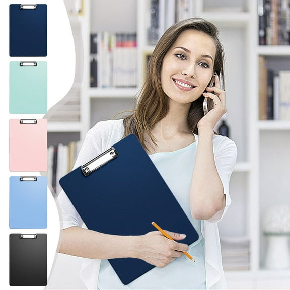 FAMTKT Clipboard Folder, Foldable Clipboards Office Supplies Thickened Writing Board Student Color Clip Home School Folder for Students, Classroom, Office, School Supplies