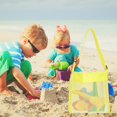 thumbnail image 6 of Darzheoy Colorful Mesh Beach Bags Sand Away Portable Foldable Sea Shell Bag with Adjustable Carrying Straps, Toy Storage Bag Beach Bags, 6 of 6