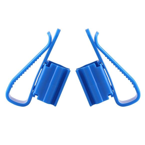 Pinza para tubo de agua Ecomeon 2 piezas plástico ajustable Azul