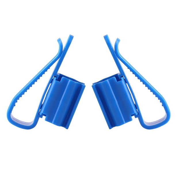 Pinza para tubo de agua Ecomeon 2 piezas plástico ajustable Azul