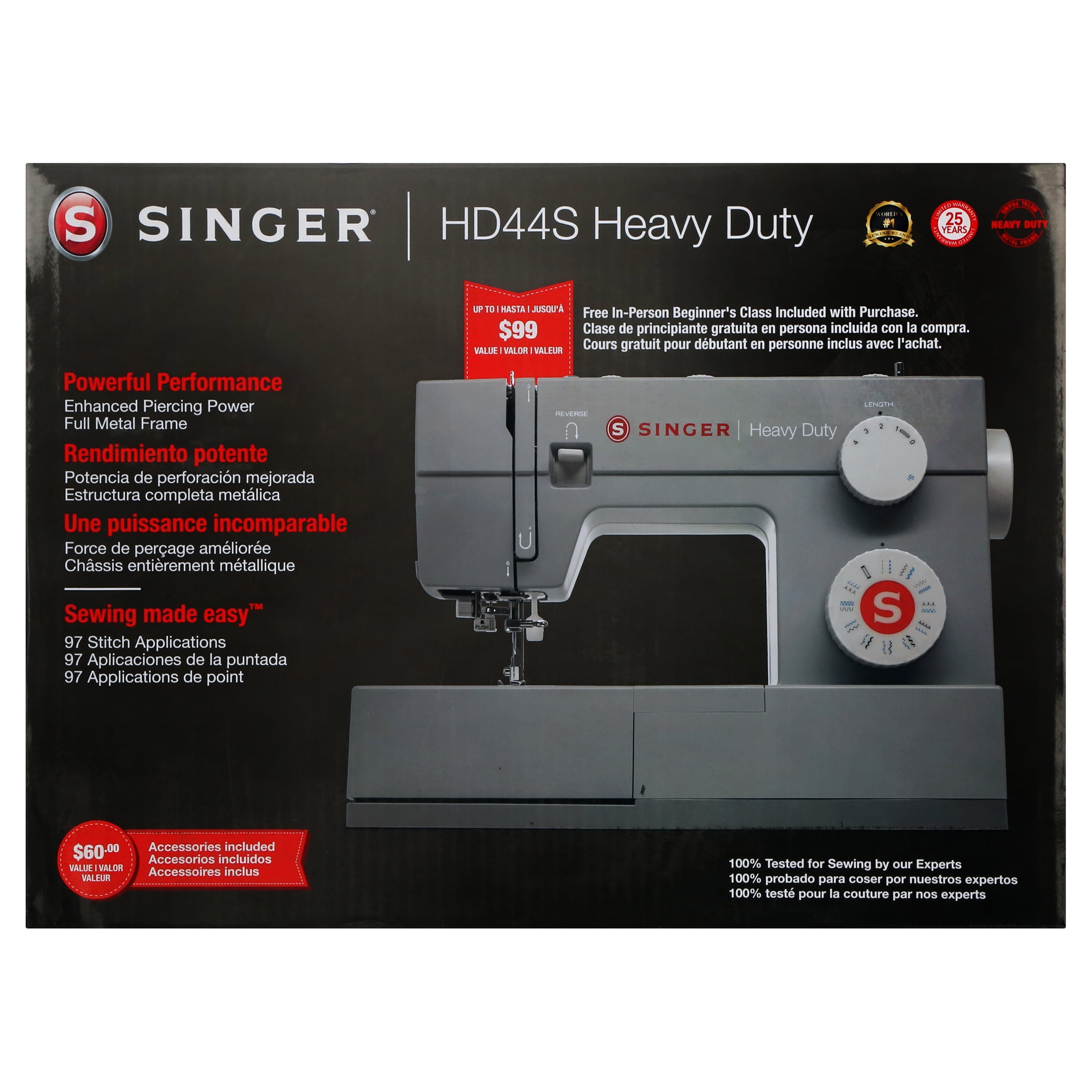 SINGER® 44S Heavy-Duty Sewing Machine, Powerful Performance