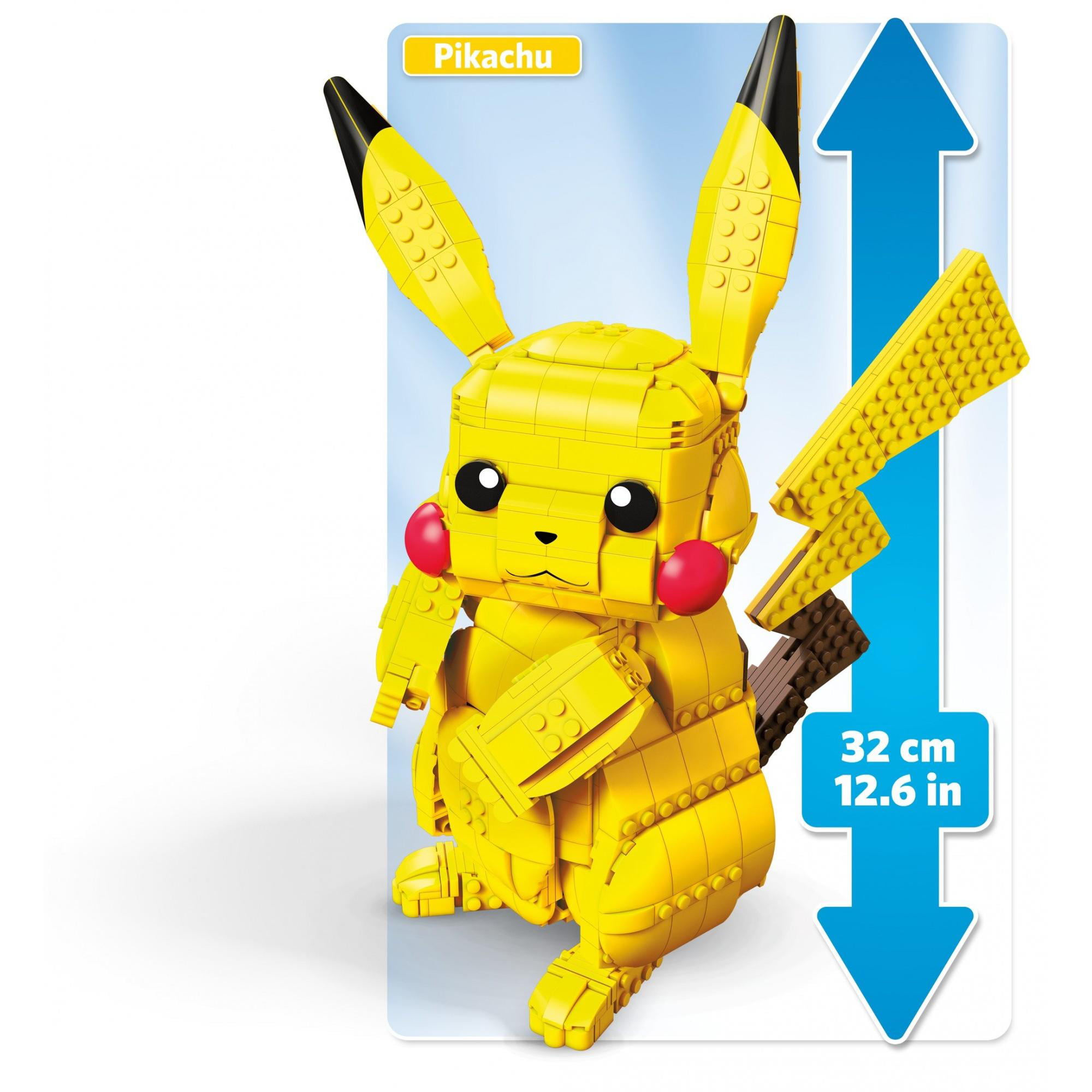 Mega Construx Pokemon Jumbo Pikachu Buildable 12 Inch Figure Walmartcom