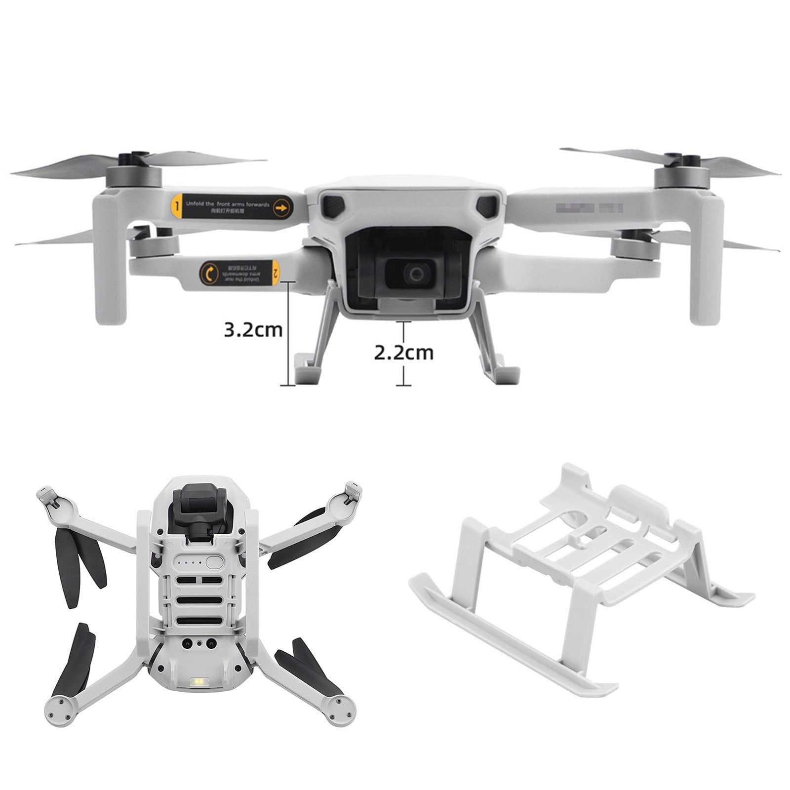 Landing Gear Extensions Leg Height Extender for DJI Mavic Mini Drone Accessories
