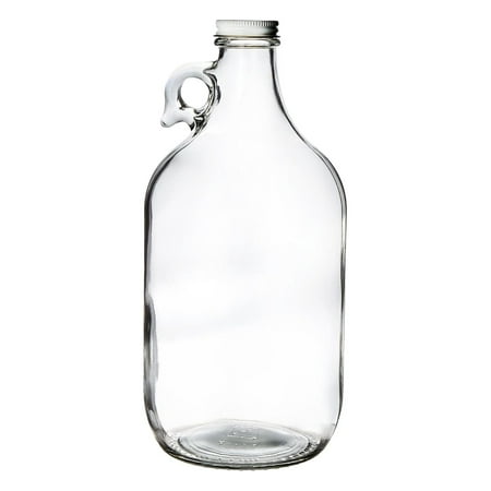 

NeosKon 13-DXKS-HM6G Growler Clear Glass Half-Gallon (64oz) with lid