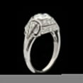 thumbnail image 3 of Silvago Jewel 14K White Gold Over Wedding Anniversary Ring - 1 Ct Round Cut Lab Created Diamond Ring for Women's - Vintage Wedding Anniversary Ring - Silver Diamond Beautiful Special Occasion Ring, 3 of 9