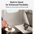 thumbnail image 7 of Anker MagGo Power Bank, 10,000mAh Qi2-Certified 15W Ultra-Fast MagSafe Charger, Smart Display and Foldable Stand, 7 of 7
