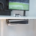 thumbnail image 4 of Monzlteck Under Desk Mount for PS5, Stealth Mount Compatible with Playstation 5 Disc & Digital Edition Console Black, 4 of 5