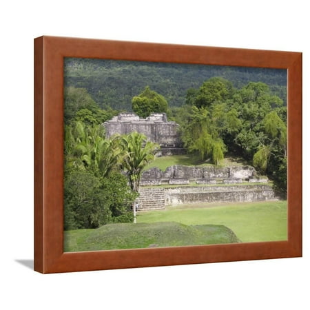 Mayan Ruins, Xunantunich, San Ignacio, Belize, Central America Framed Print Wall Art By Jane