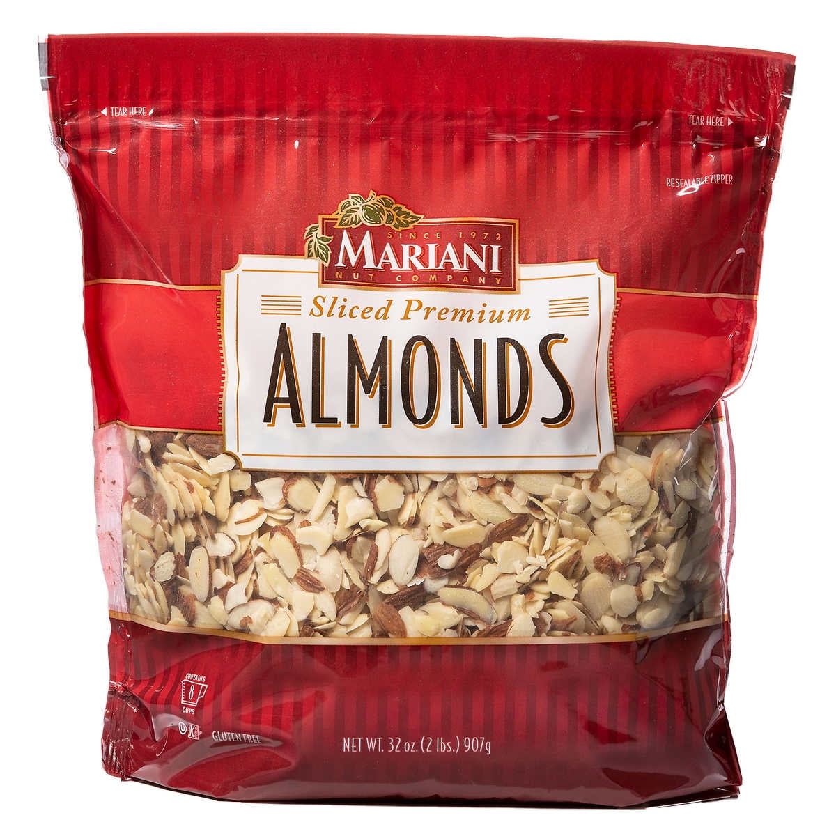 Mariani Sliced Premium Almonds Kosher, 2 lbs - Walmart.com