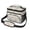 Dinosaur and Volcano, variant on Dinosaur and Text White Pattern Insulated Lunch Box for Women Men, Medium Leakproof Cooler Bag with Adjustable Strap, 10"x6.7"x8"