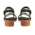 thumbnail image 3 of Tacón Bajo Para Mujer CASTALIA 329-82 Negro Detalle Trenzas, 3 of 3