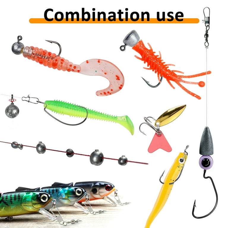 FREE FISHER Fishing Accessories Kit Fishing Tackle Kit 269Pcs Sinkers  Weights, Jigs, Fishing Hooks, Rubber Bobber, Spinner Blade, Swivels Snaps,  Fishing Lures for Saltwater and Freshwater - Walmart.com
