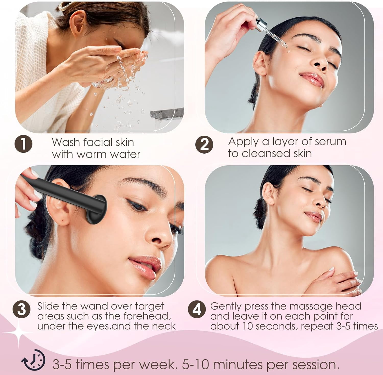 Red Light Therapy for Face and Neck, Red Light Therapy Wand, 9-in-1 Led Facial Sculptor, Red Light Therapy, Designed to Achieve Facial Beauty Effects