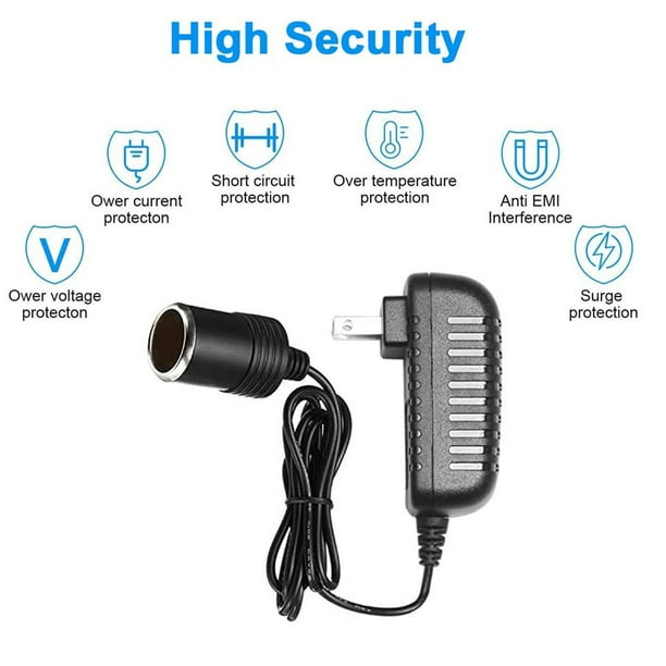 QualitChoice Prise Allume-Cigare AC110-240V  DC12V Convertisseur de  Tension Protection de Circuit Adaptateur de Puissance lectronique 2A pour  Chargeur Automobile Prise US 1Ensemble - Walmart.ca