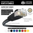 thumbnail image 2 of (10 Pack) CAT6 Ethernet Cable 15 FT Black - UTP Booted - Professional Series - 10 Gigabit/Sec Network /, 2 of 5