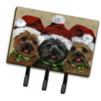 Cairn Terrier Christmas Ceaser and Co Leash or Key Holder
