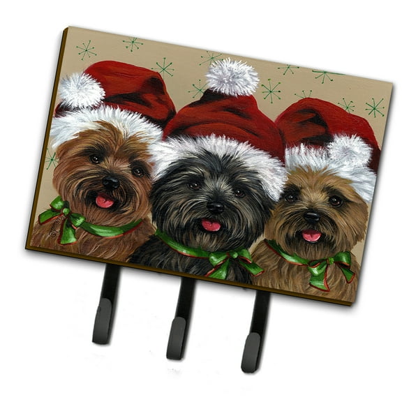 Cairn Terrier Christmas Ceaser and Co Leash or Key Holder