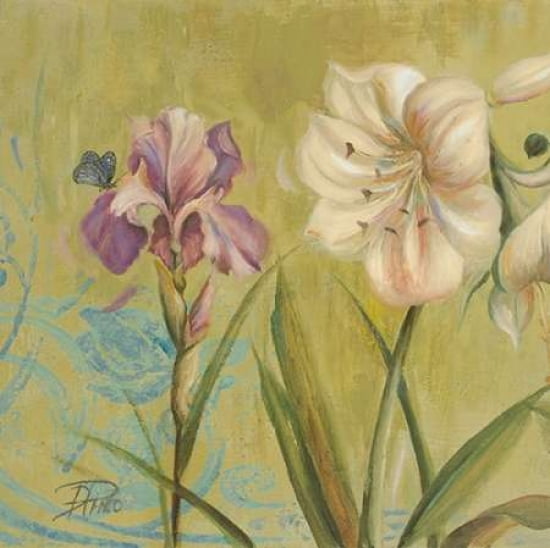 The Garden in Green I Canvas Art - Patricia Pinto ()