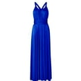 thumbnail image 1 of Robe Maxi Convertible pour Femmes à Bandage, Enveloppante à Multiples Sens, Robe Longue de Demoiselle d'Honneur, 1 of 6
