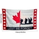 thumbnail image 4 of Bandera de poliéster del Día de los Caídos de Canadá, 90 x 150 cm, para decoración colgante en interiores y exteriores, 4 of 7