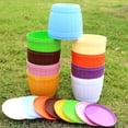 thumbnail image 2 of Plastic Imitation Wooden Bucket Flowerpot Planter Home Garden Decor Plant Holder, 2 of 10