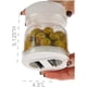thumbnail image 2 of Tarro de pepinillos húmedo y seco, dispensador de pepinillos de cocina, tarro de reloj de arena, contenedores sellados para conservación de alimentos, 1 Uds. ER, 2 of 5