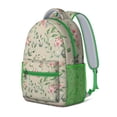 thumbnail image 4 of Retro Daisy Floral School Backpack - Waterproof Stylish Backpack for Teens, 4 of 6