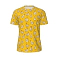 thumbnail image 5 of Wukai Funny Chicken Print Men's Short-Sleeved Mesh T-Shirt,Quick-Dry Short Sleeve Workout T-Shirt-Small, 5 of 8
