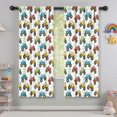 thumbnail image 5 of Blackout Kids Curtains,Monster Cartoon Truck White Pattern Children's Insulated Curtains Set Of 2,Bedroom Essentials,Toddler Room Decor 42"x63", 5 of 5