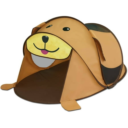 Kids Pop-Up Backyard Camping and Sleepover Tent, Puppy