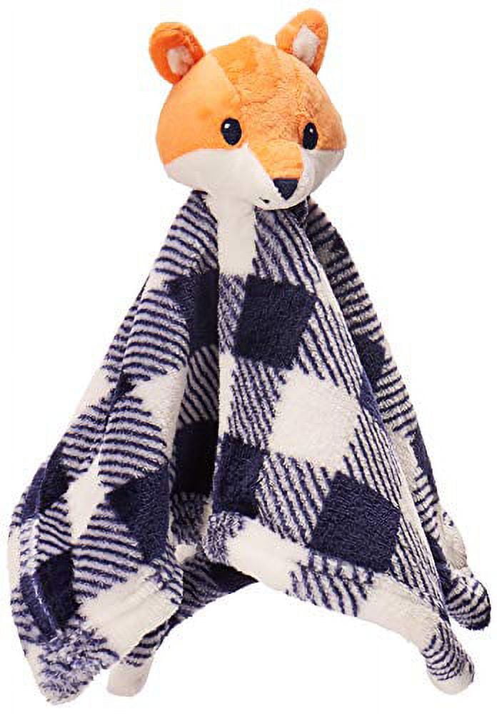 Hudson Baby Infant Boy Plush Blanket with Security Blanket, Boy Fox, One Size