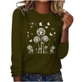 thumbnail image 2 of Simua Womens Crewneck Sweatshirt Long Sleeve Tops Cute Graphic Casual Loose Fit Pullover, 2 of 4