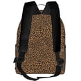 thumbnail image 3 of Zufioo Leopard Print Fashion Large Capacity Backpack, Zippered Multi-compartment Travel Work Campus Lightweight Backpack, Unisex, 3 of 5