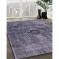 thumbnail image 3 of Ahgly Company Machine Washable Indoor Rectangle Industrial Modern Grape Purple Area Rugs, 3' x 5', 3 of 7