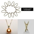 thumbnail image 4 of Pinch Clips, 3Colors Jewelry Findings Alloy Bails Clasps Snap Pendant Bails  For Jewelry For Bracelet For Necklace For Earring, 4 of 8
