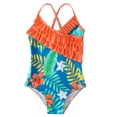 thumbnail image 3 of Traje de baño de una pieza para niñas adolescentes de verano 2024, traje de baño para niñas con estampado de volantes, conjuntos de bikini para niños, traje de baño de playa para niños, conjunto de ba, 3 of 5