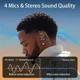 thumbnail image 4 of Auriculares inalámbricos Bluetooth 5.3 con estuche de carga con pantalla LED, conexión automática, larga duración, 4 of 5