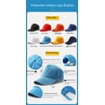 thumbnail image 1 of Gorra de béisbol con visera bordada estampada, gorra de viaje para estudiantes voluntarios, gorra para el sol, 1 of 4
