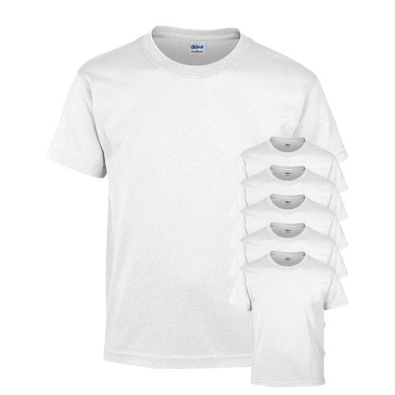 Gildan Poly Cotton Blend T-Shirt, Pack of 6